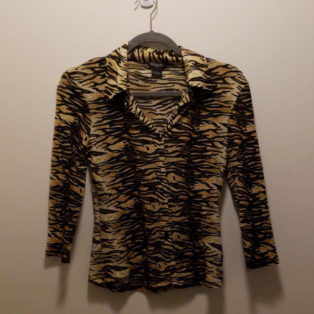 Guess button down dress shirt